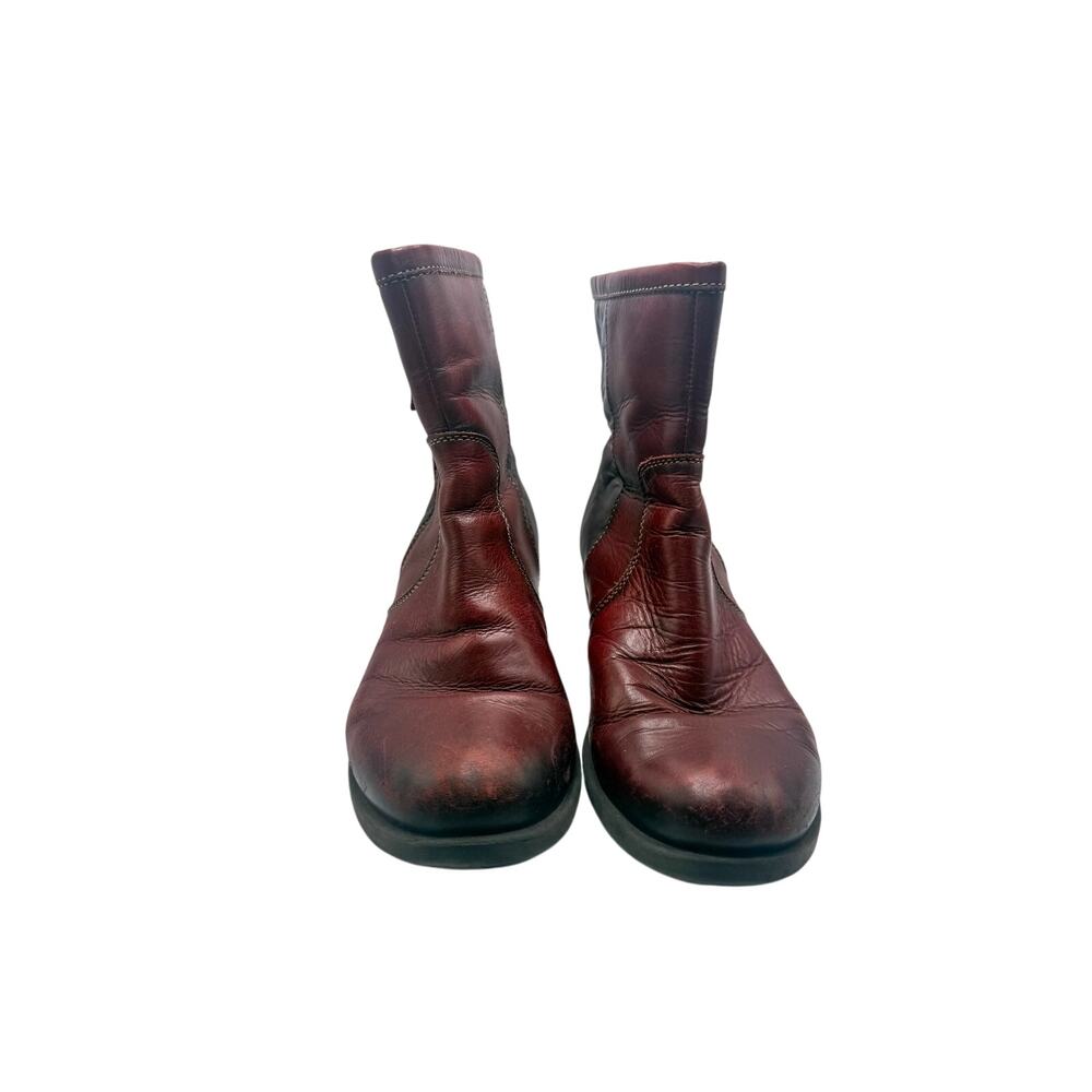 Pikolinos Size 37 soft leather heeled booties - Picture 3 of 9